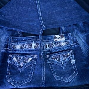 Miss Me Women's Dark Blue Boot Cut Jeans